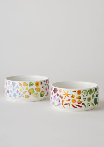 Angus & Celeste Sunny Day Stackable Bowls Two Set - Flower Rainbow