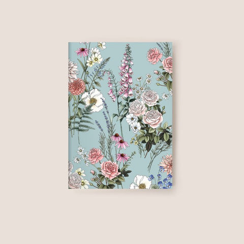 Pocket Notebook | Garden Party in Blue | Lined