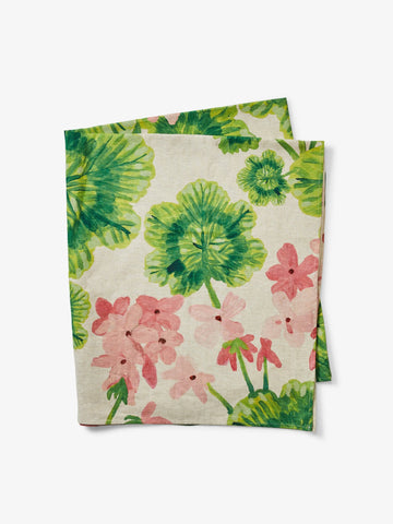 Geranium Multi Linen Tablecloth