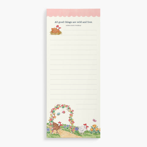 Twigseeds List Notepad - Chickens