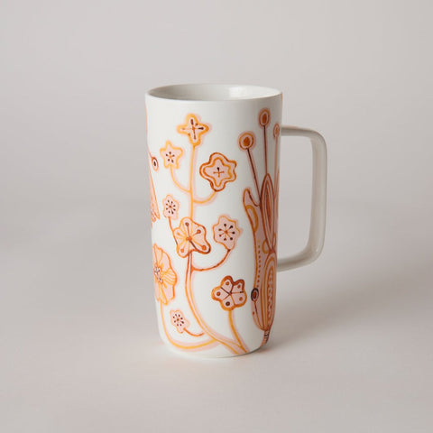 Angus & Celeste Tall Tea Mug - Pink Sienna Jungle