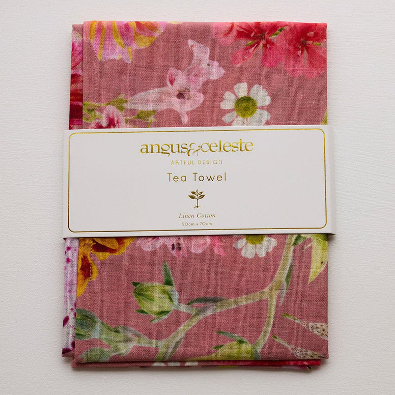 Angus & Celeste - Tea Towel - Spring Flower Bomb