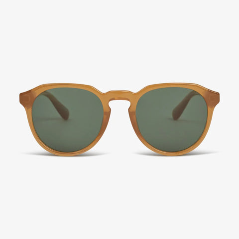 SUNGLASSES TYO BUTTERSCOTCH/GREEN - POLARIZED LENS