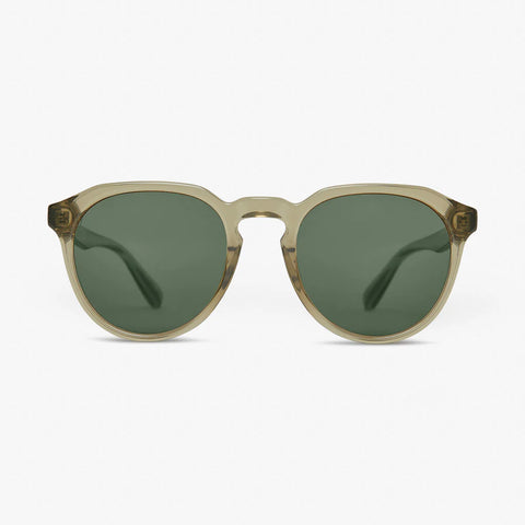 SUNGLASSES TYO POLISHED OCHRE/DARK GREEN - POLARIZED LENS