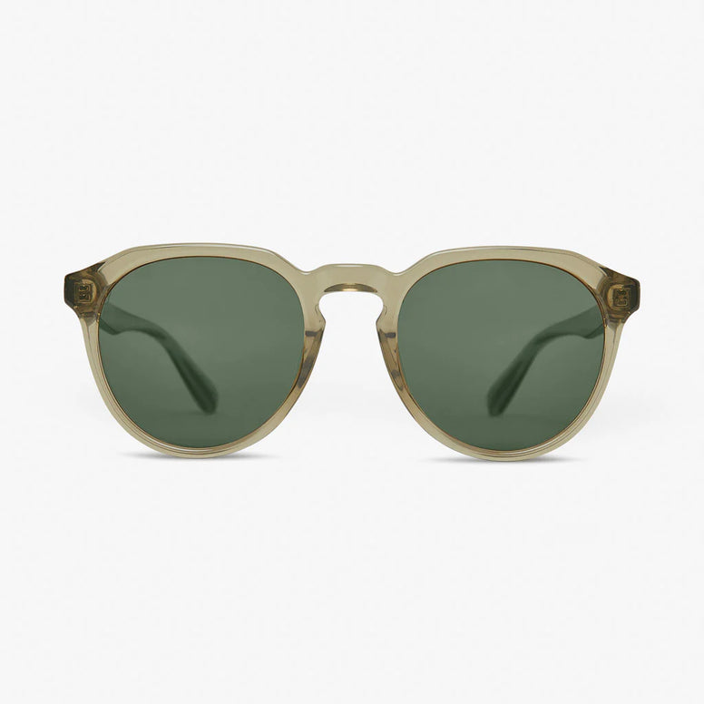 SUNGLASSES TYO POLISHED OCHRE/DARK GREEN - POLARIZED LENS