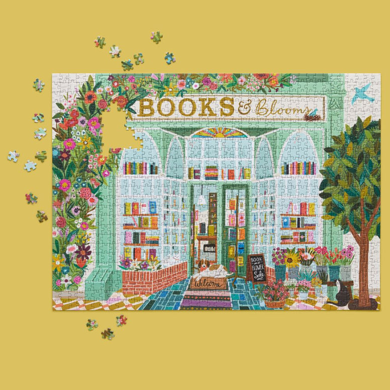 1000 Pc Puzzle – Books & Blooms