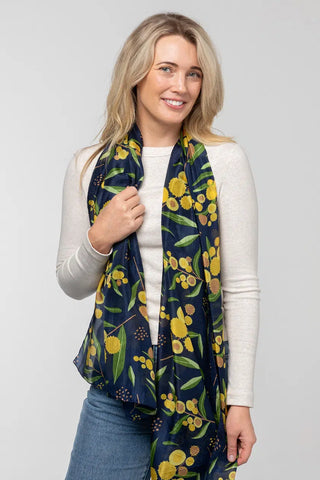 Wattle Silk Scarf