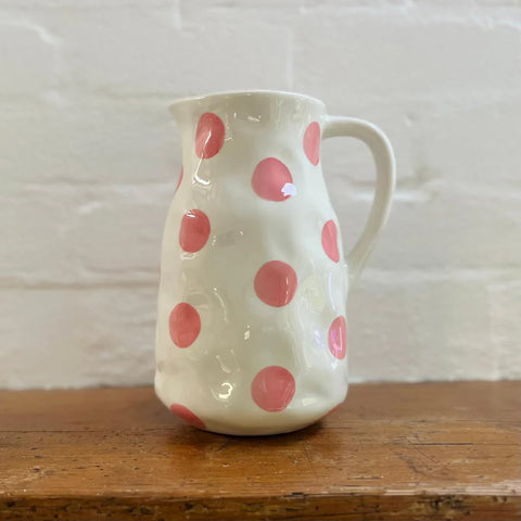 LARGE PINK SPOT JUG