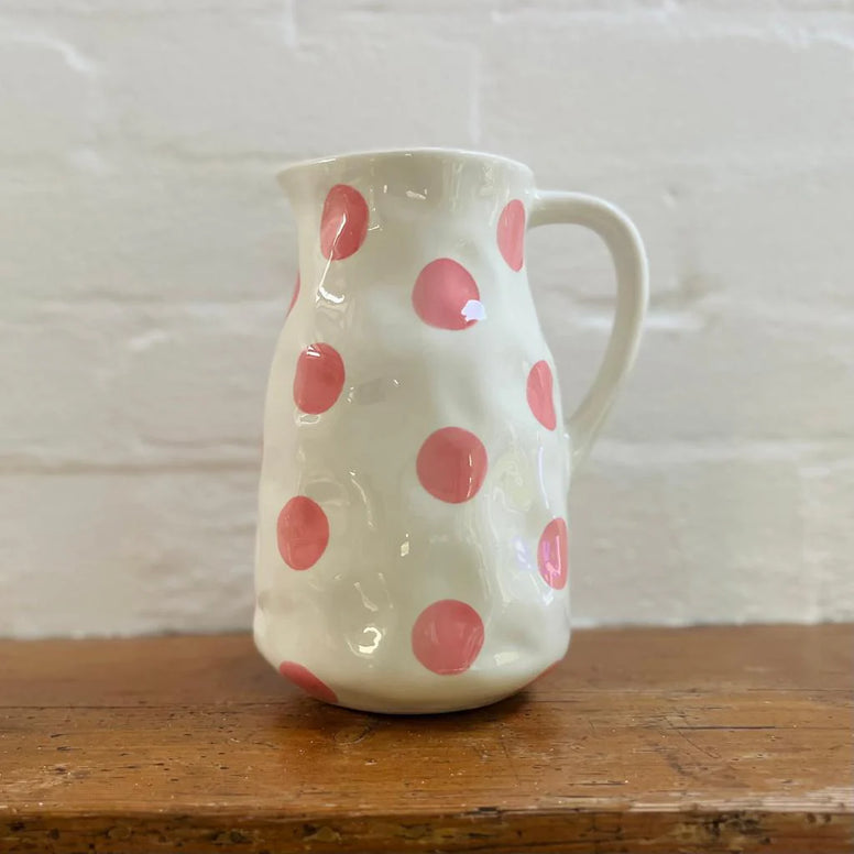 LARGE PINK SPOT JUG