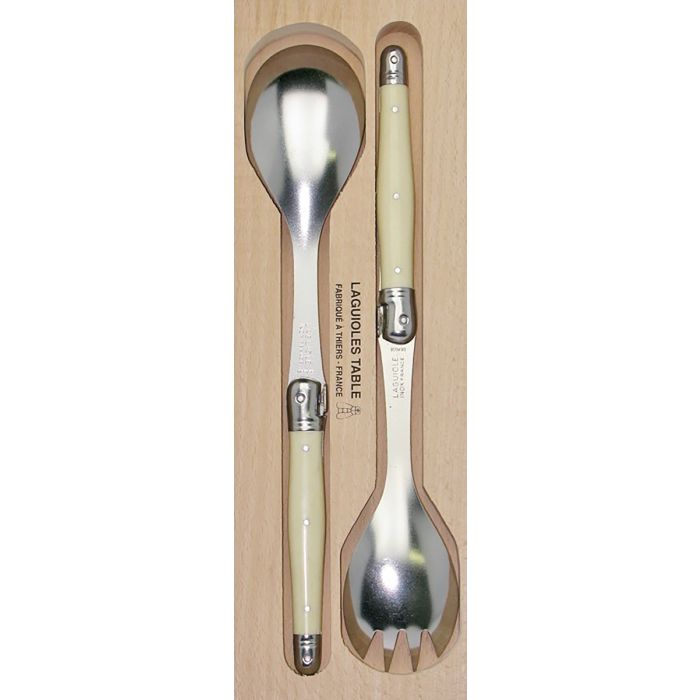 Andre Verdier Debutant Salad Server 2pcs Set Ivory 27cm