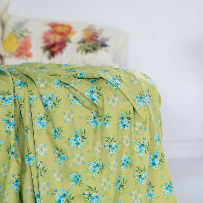 Sheet Set in Avonlea Moss - Organic Cotton