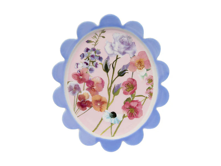 Affection Trinket Dish Blue 13cm Gift Boxed