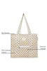 Hi Handmade - Cotton Tote Bag With Zip - Ivory