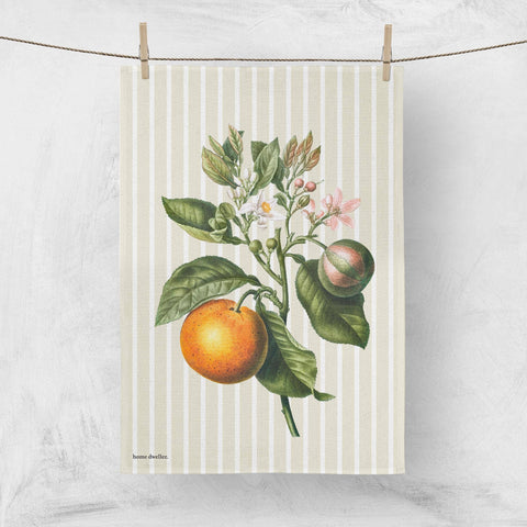 Home Dweller - Orange Tea Towel