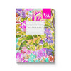 V&A A6 Soft Cover Notebook-Neon Floral Mawson Tulip