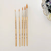 Watercolour Paintbrush S/5 Wood Brushes