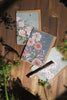 Typoflora - Cosmos Portrait Card
