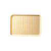 Linen Coated Tray (Large) Yellow Beige Stripe