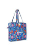 Hi Handmade - Cotton Tote Bag With Zip - Blue
