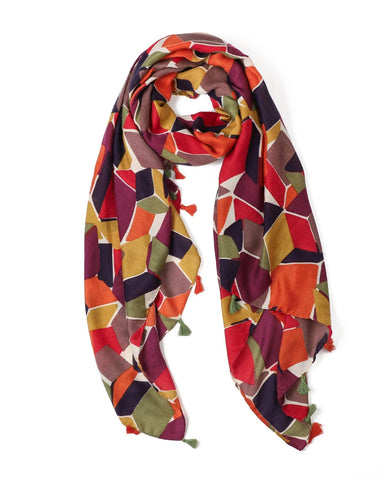Quincy Abstract Autumn/Winter Scarf