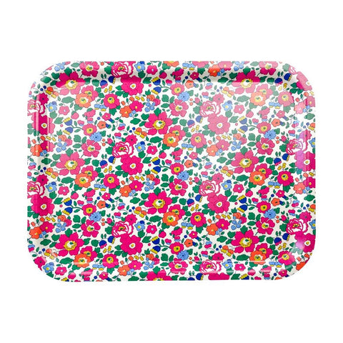 Alice Caroline - Liberty Fabric Tray Betsy Pink (V) | Homewares & Gifting