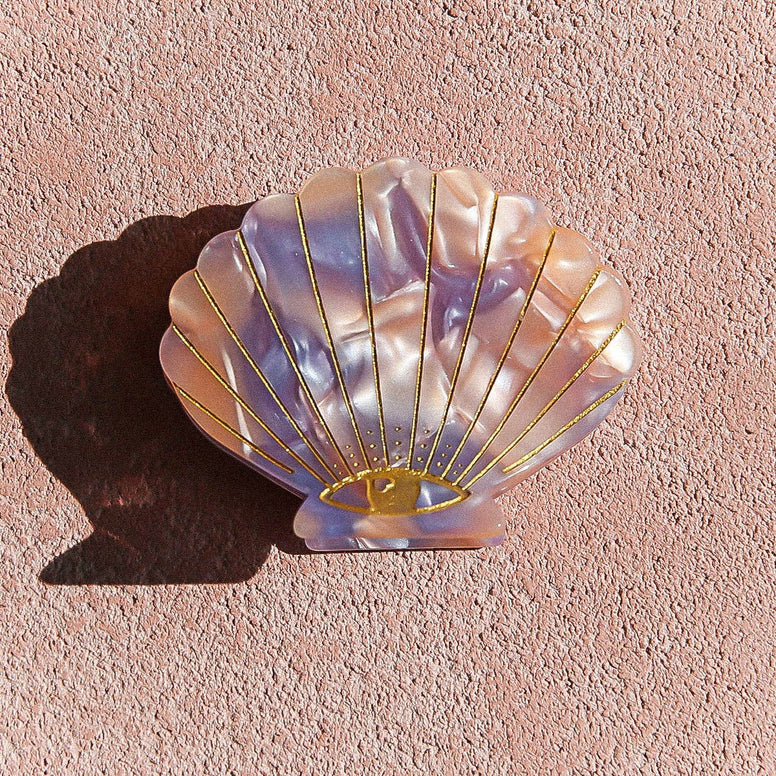 Kingston Jewellery - Pink/Purple Shell Clip