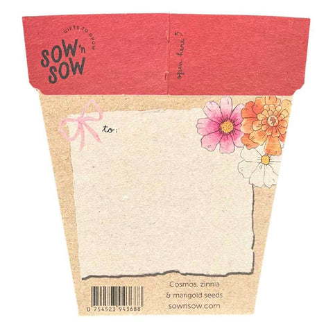 Sow 'n Sow - Xmas Blooms Gift of Seeds (Australia Only)