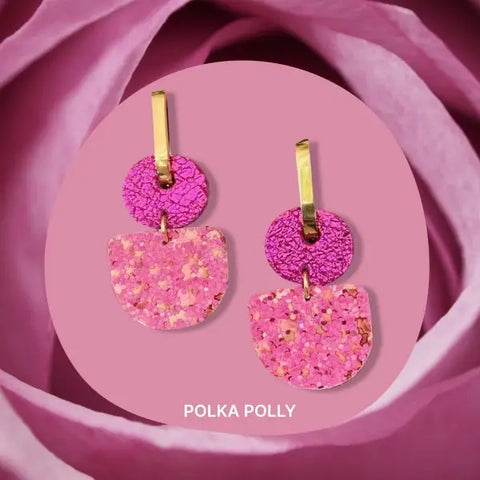 Dainty Hoops - Dusty Rose Pink