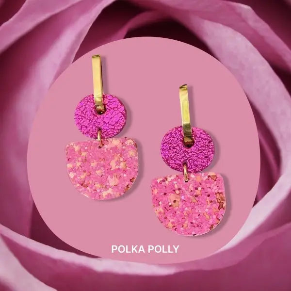 Dainty Hoops - Dusty Rose Pink