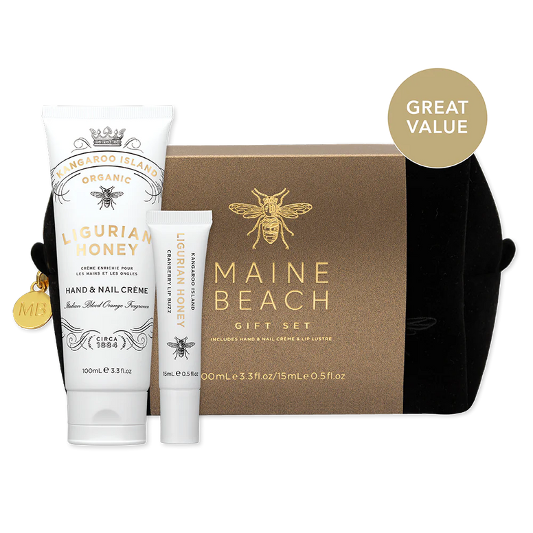 Vanity Bag Gift Set - Ligurian Honey