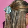 Kingston Jewellery - Teal Terrazzo Shell Clip
