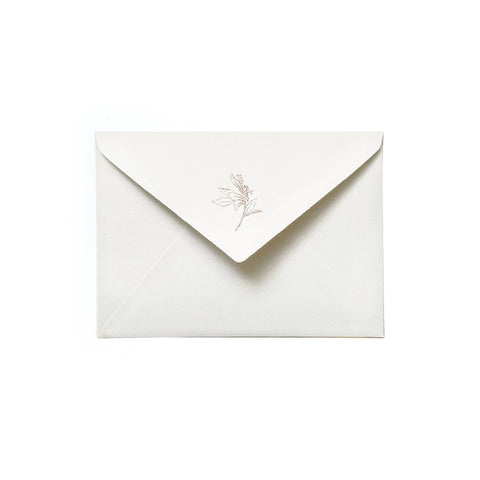 Typoflora - Blue Peony Birthday Card