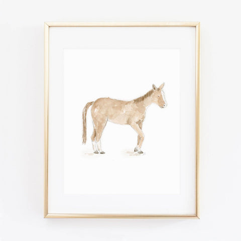 Emily lex studio - Horse art print
