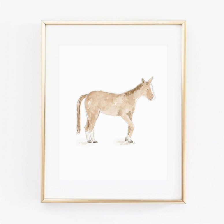 Emily lex studio - Horse art print