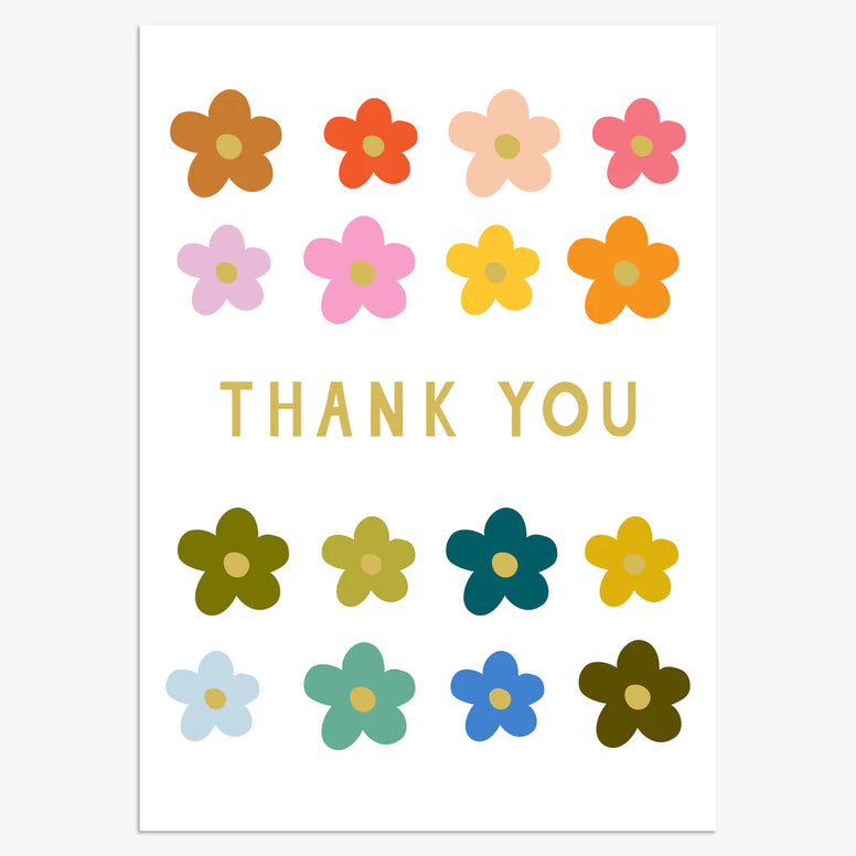 Thank You Flowers - 8Pk Notecards