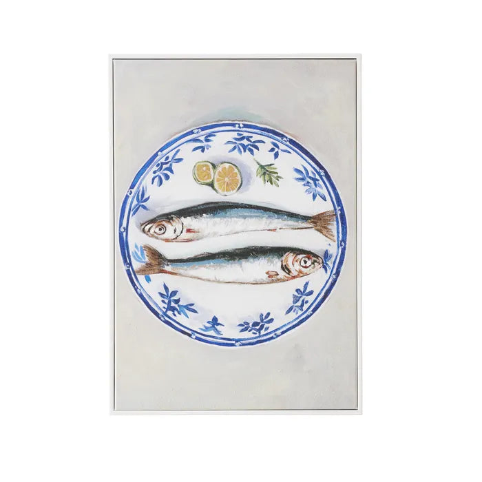 Sardines Framed Print 35x50cm