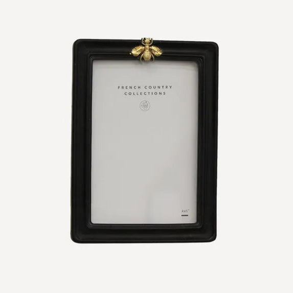 Bee Black Photo Frame 4x6