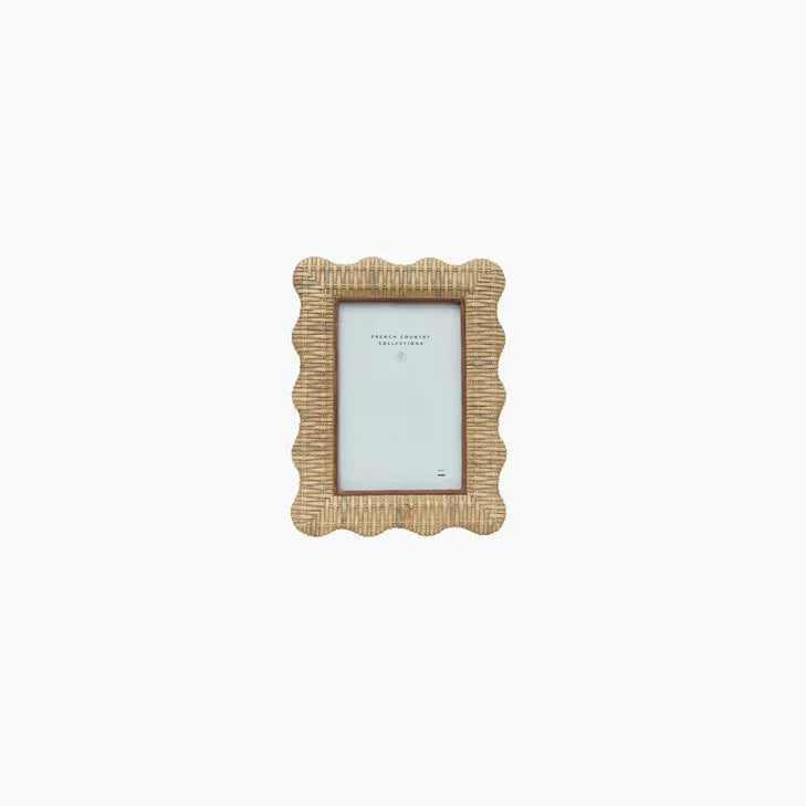 Rattan Wavy Photo Frame 4x6