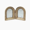 Beech Double Arch Photo Frame 2.5x3.5