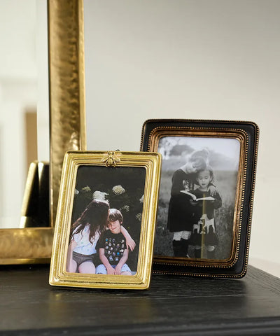 Ribbed Bee Gold Photo Frame 4x6