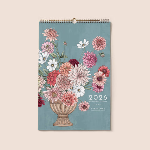 2026 ALWAYS FLOWERS BOTANICAL CALENDAR