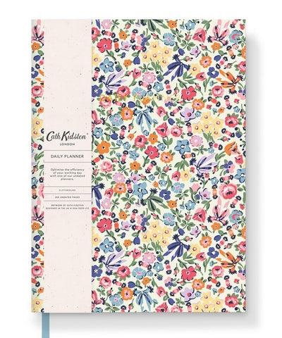 A5 Soft Cloth Cover Daily Planner-Spring Floral