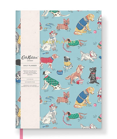 A5 Soft Cloth Cover Daily Planner-Dogs