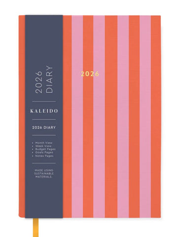 Kaleido A5 Diary-Candy Stripe