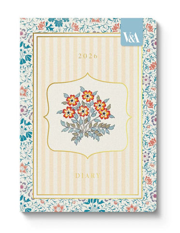 V&A A5 Diary-Cottagecore Garden Flower