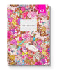 V&A A5 Textured Soft Cover Notebook-Neon Floral Peacock Floral