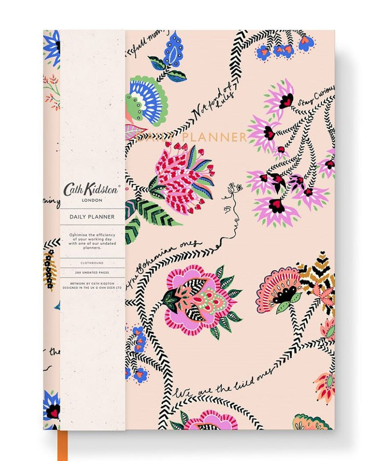 A5 Soft Cloth Cover Daily Planner-Wild Ones