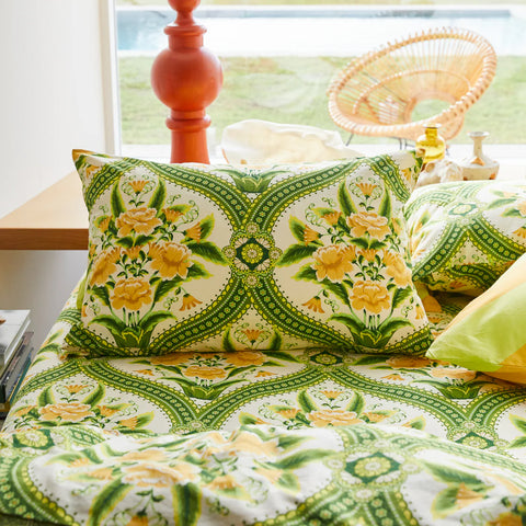 Margaret Organic Cotton Pillowcase Set - La Palma