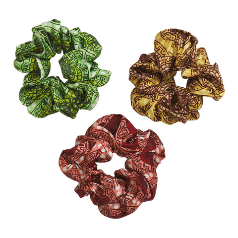Gabriella Silk Scrunchie Set