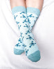 Blue Lobster Cotton Socks